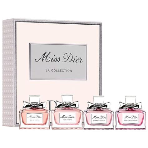 coffret miniature parfum dior prix|miss dior mini gift set.